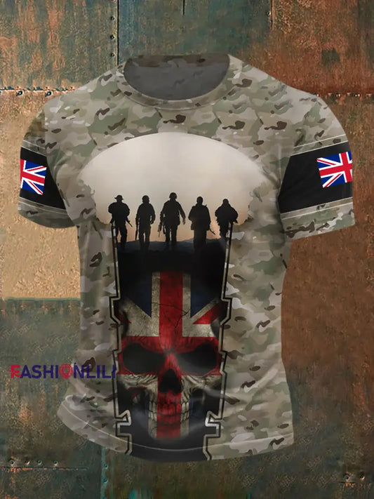 Men’s short sleeves t-shirt Camouflage / S
