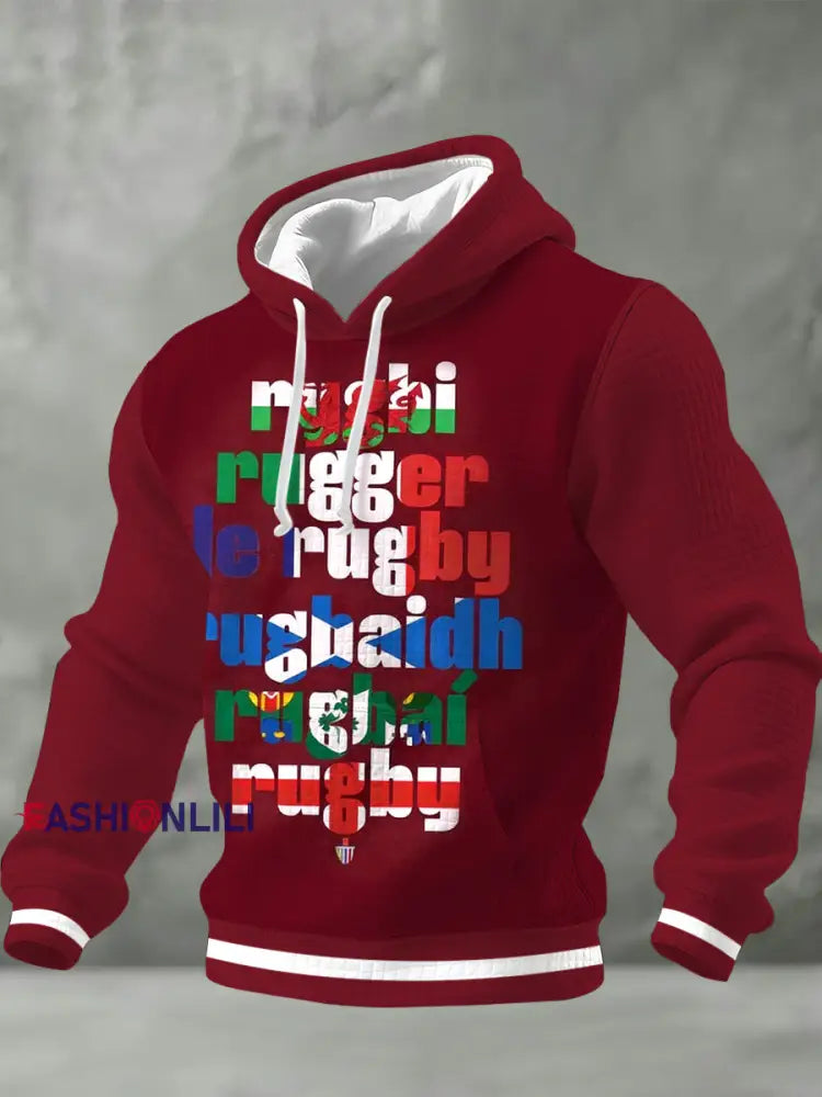 Men’s Six Nations Printed Fan Hoodie A / S
