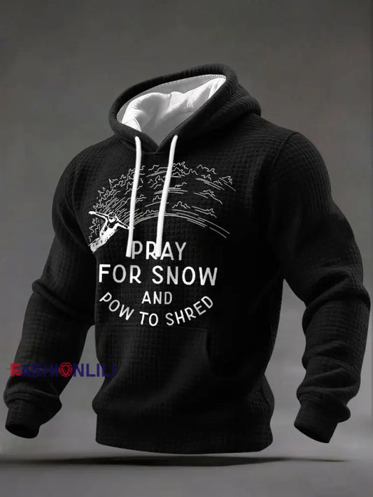 Men’s Ski Hoodie Black / S