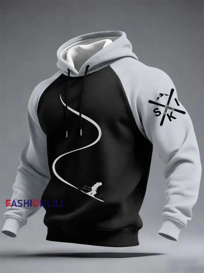 Men’s Ski Hoodies Black / S