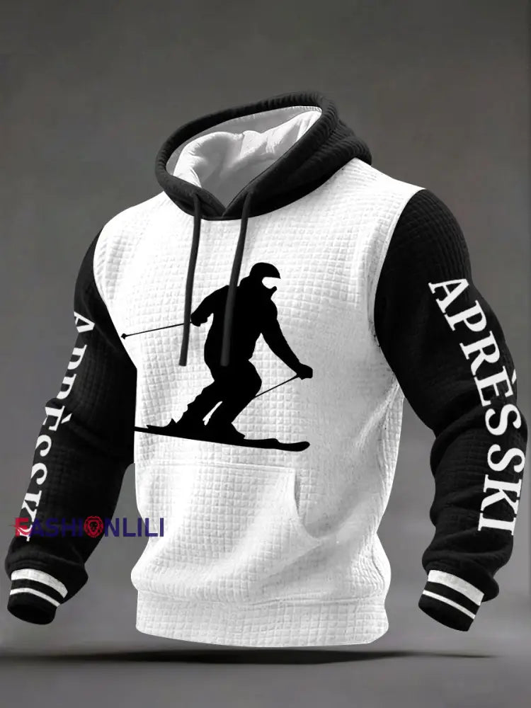 Men’s Ski Hoodies White / S