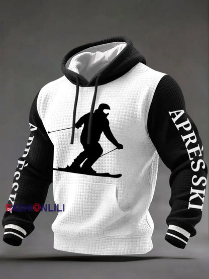 Men’s Ski Hoodies White / S