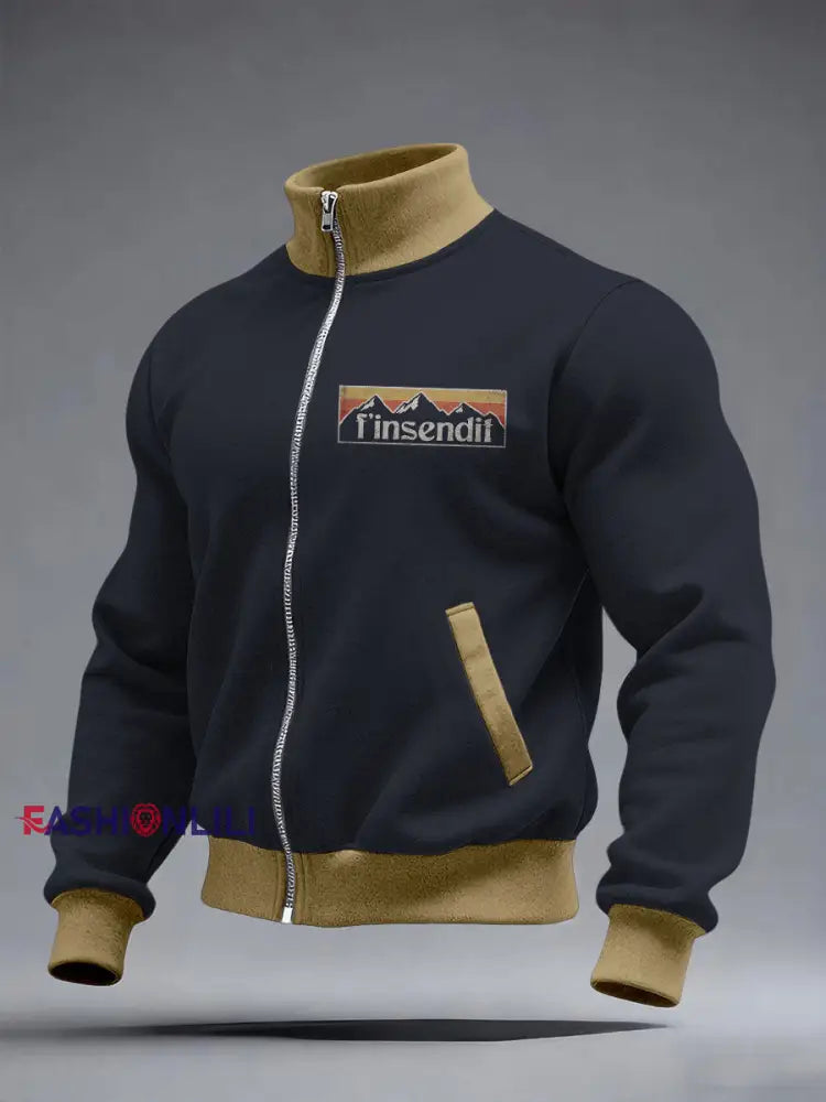 Men’s Ski Jacket Navy Blue / S