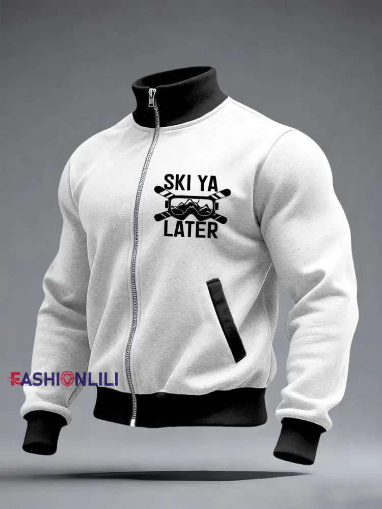 Men’s Ski Jacket White / S