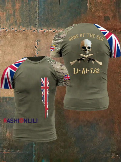 Men’s Sons Of The SLR Short Sleeve T-Shirt Army Green / S