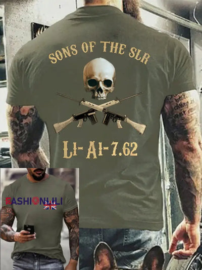 Men’s Sons Of The SLR Short Sleeves T-Shirt Army Green / S