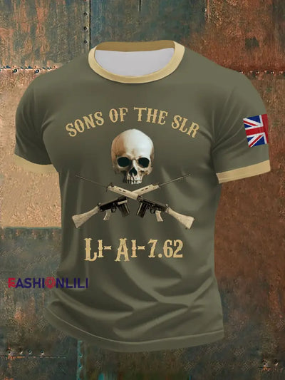 Men’s Sons Of The SLR Short Sleeves T-Shirt Army Green / S