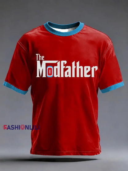 Men’s The Modfather short sleeves t-shirt Red / S