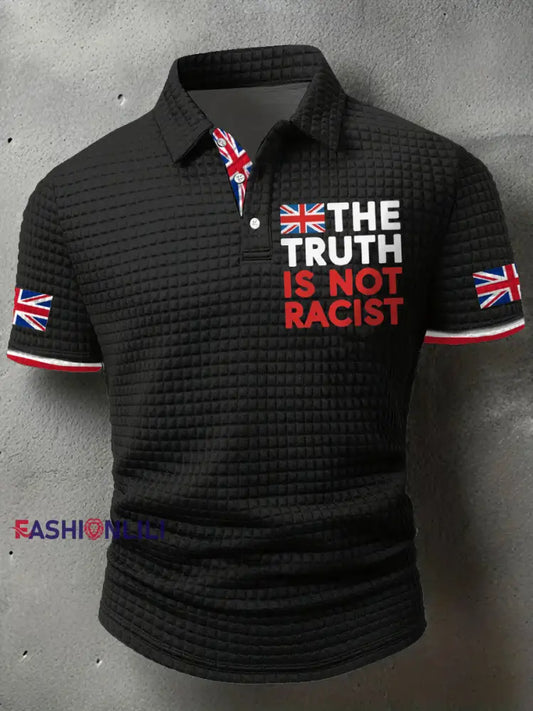Men’s The Truth Is Not Racist UK short sleeves shirt Black / S