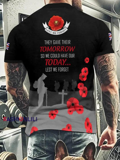 Men’s THEY GAVE THEIR TOMORROW T-shirt
