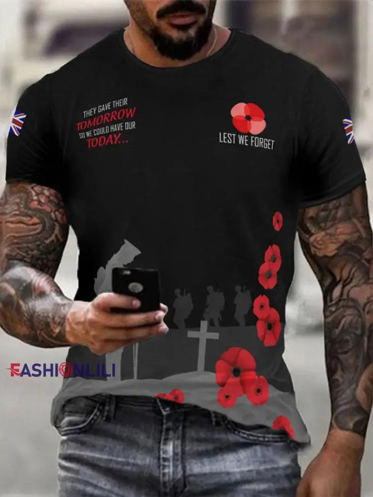 Men’s THEY GAVE THEIR TOMORROW T-shirt