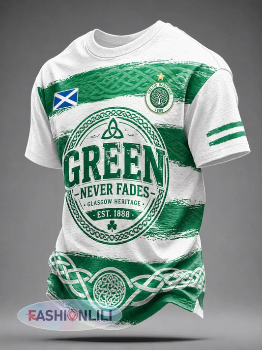 Men’s UK Football Lover Scotland Printed short sleeve t-shirt - As picture / S