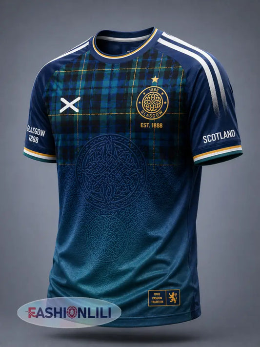 Men’s UK Football Lover Scotland Printed short sleeve t-shirt - As picture / S
