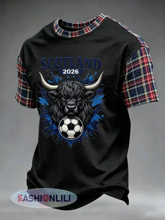 Men’s UK Football Lover Scotland Printed short sleeves t-shirt - A / S