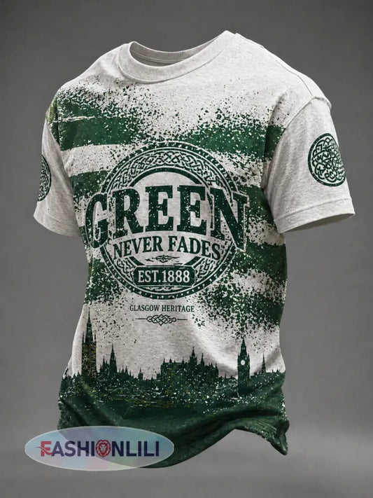 Men’s UK Football Lover Scotland Printed short sleeves t-shirt - As picture / S