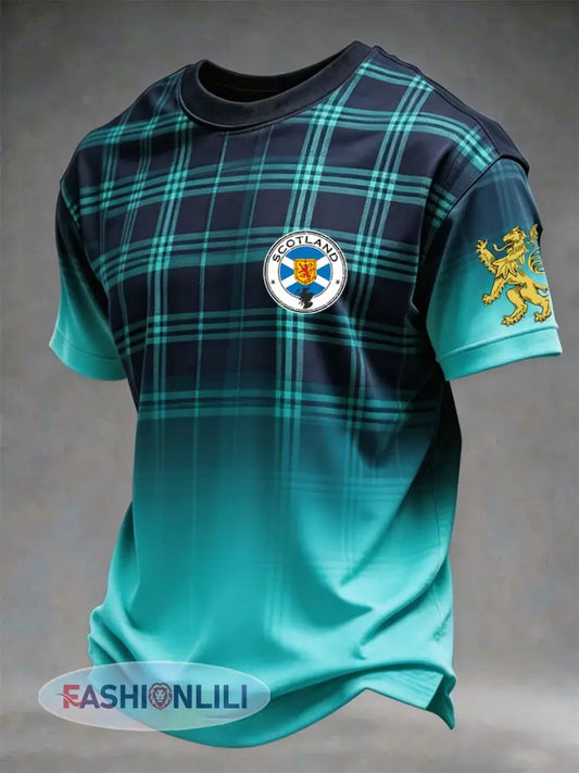Men’s UK Football Lover Scotland Printed short sleeves t-shirt - As picture / S