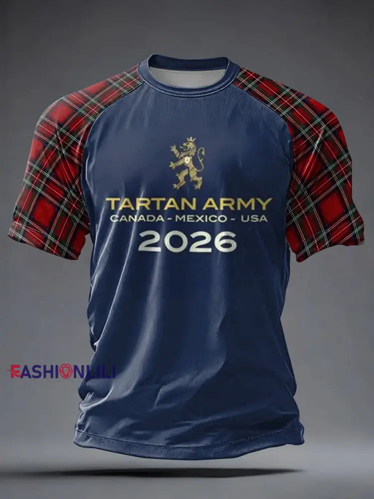 Men’s UK Football Lover Scotland short sleeve t-shirt Red / S