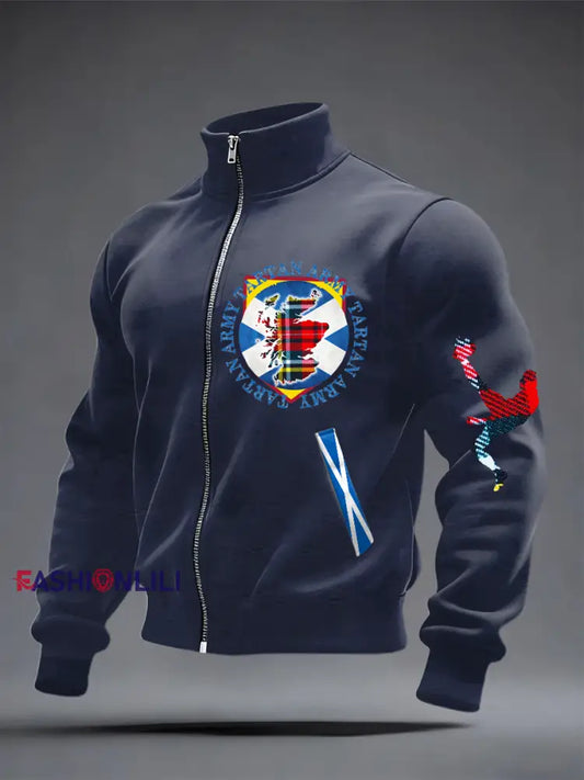 Men’s UK Football Lover Scotland top Navy Blue / S