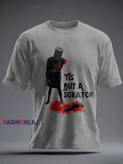 Men’s UK History Lover Printed T-shirt Light Gray / S