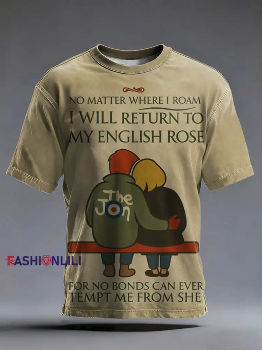 Men’s UK Mods Music Lover short sleeves t-shirt As picture / S