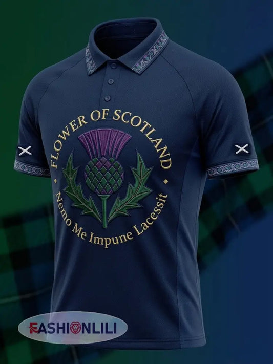 Men’s UK Scotland Football Lover 2026 Printed T-shirt - Blue / S