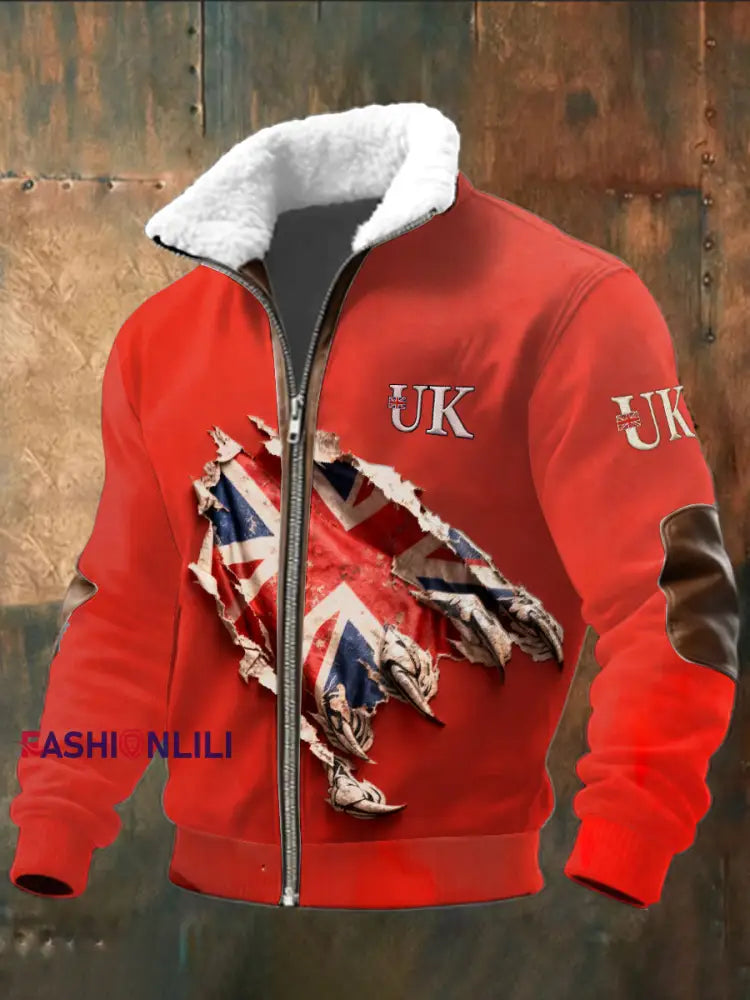 Men’s Union Jack Red Jacket Red / S