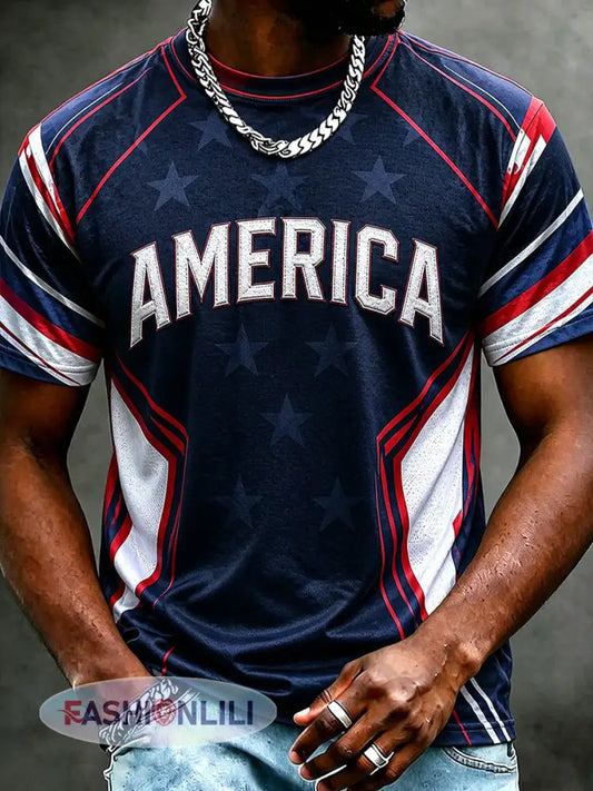 Men’s USA Soccer Short Sleeves T-shirt - Deep Blue / S