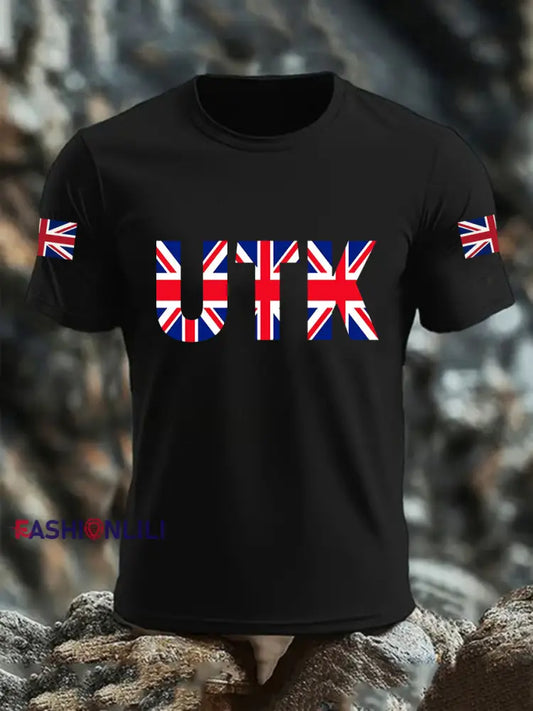Men’s UTK-Unite The Kingdom Short-sleeved T-shirt Black / S