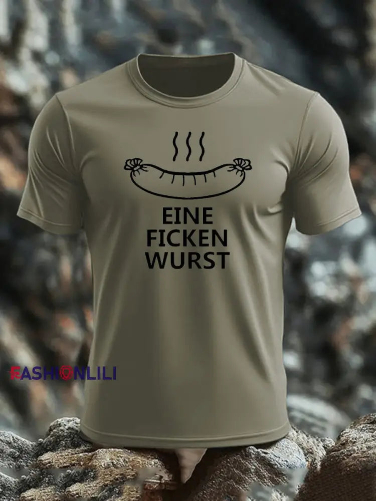Men’s Veteran imitation cotton short sleeved T shirt Army Green / S