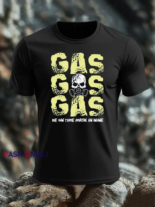 Men’s Veteran imitation cotton short sleeved T shirt Black / S