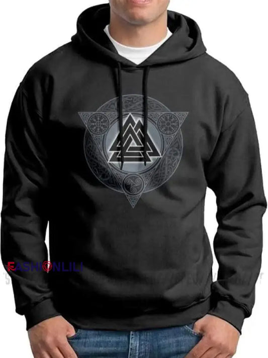 Men’s Viking Hoodie Black / S