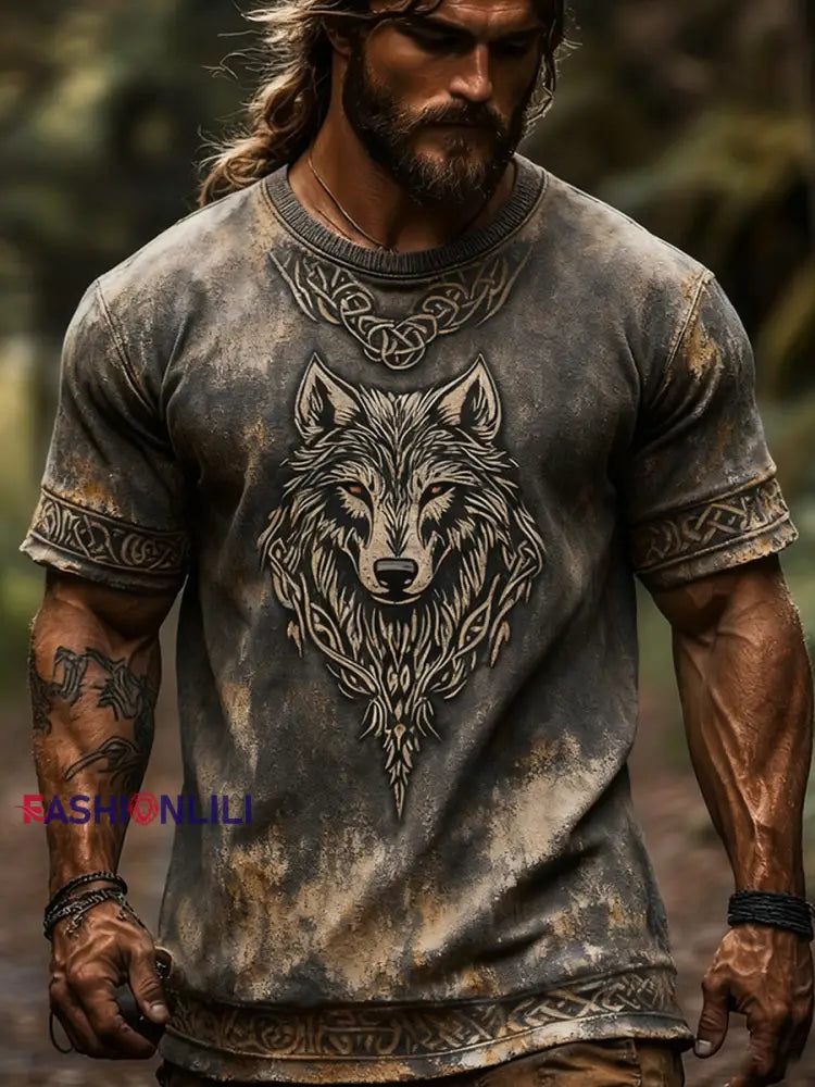 Men’s Viking T-shirt As picture / S