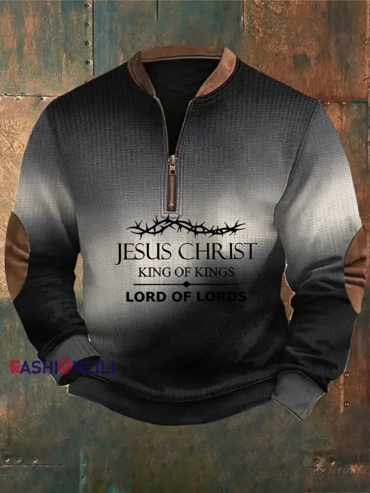 Men’s Vintage Art Faith Casual Sweatshirt A / S