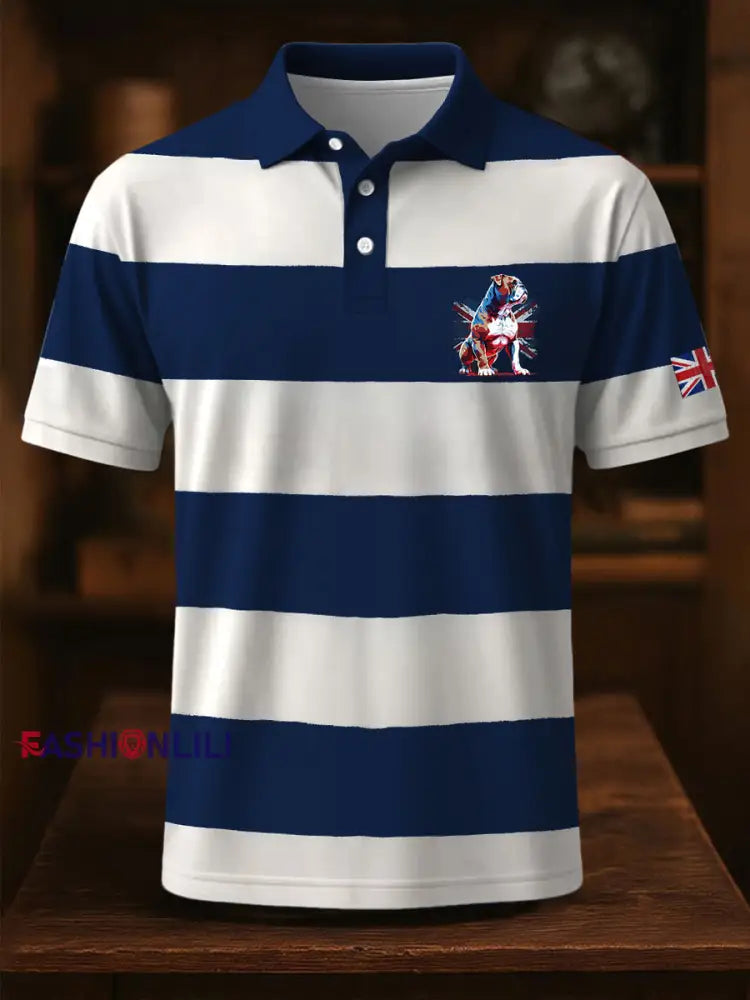 Men’s Vintage England Flag Casual Shirt A / S