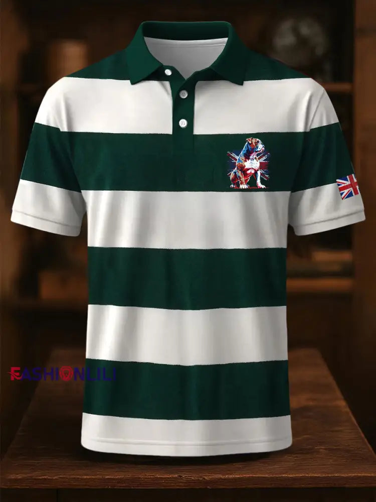 Men’s Vintage England Flag Casual Shirt B / S