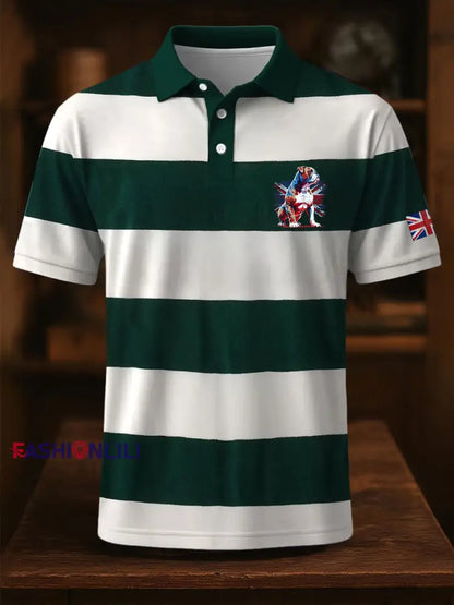Men’s Vintage England Flag Casual Shirt B / S