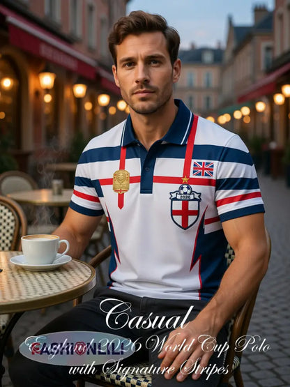 Retro British Football Fan-Style Casual Jersey