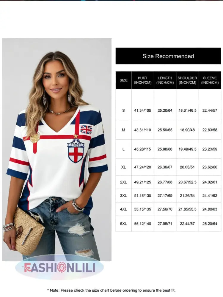 Retro British Football Fan-Style Casual Jersey
