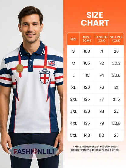 Retro British Football Fan-Style Casual Jersey