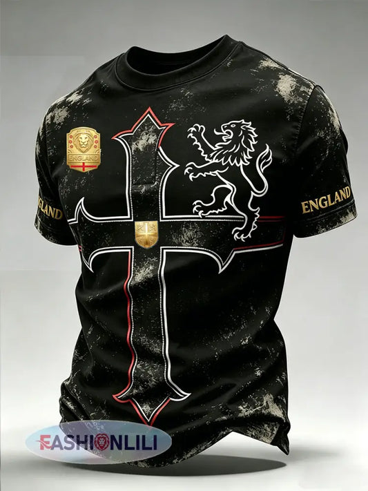 Retro British Football Fan-Style Casual Jersey - A / S