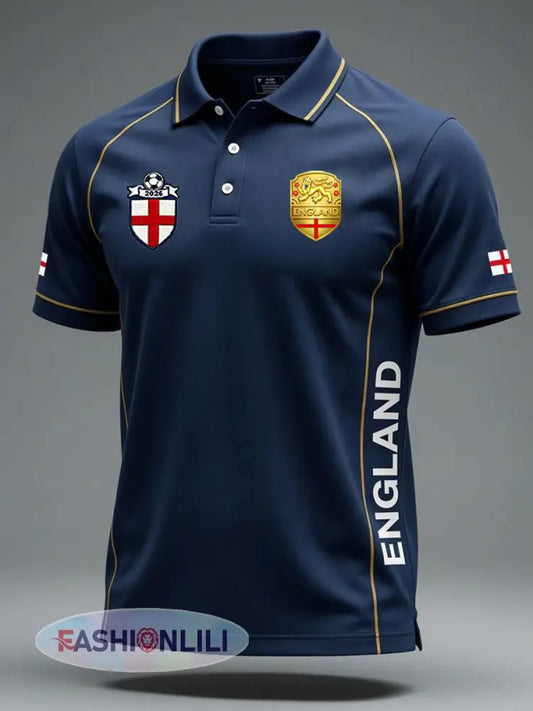 Retro British Football Fan-Style Casual Jersey - A / S