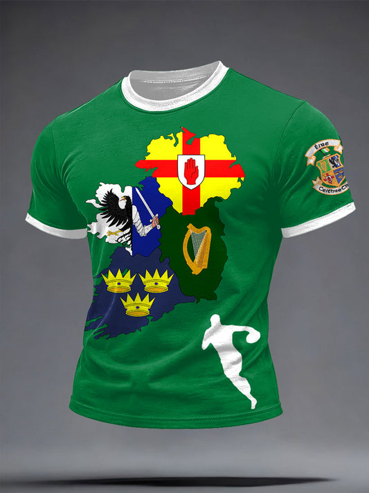 Men's Ireland Rugby Lover Printed T-shirt