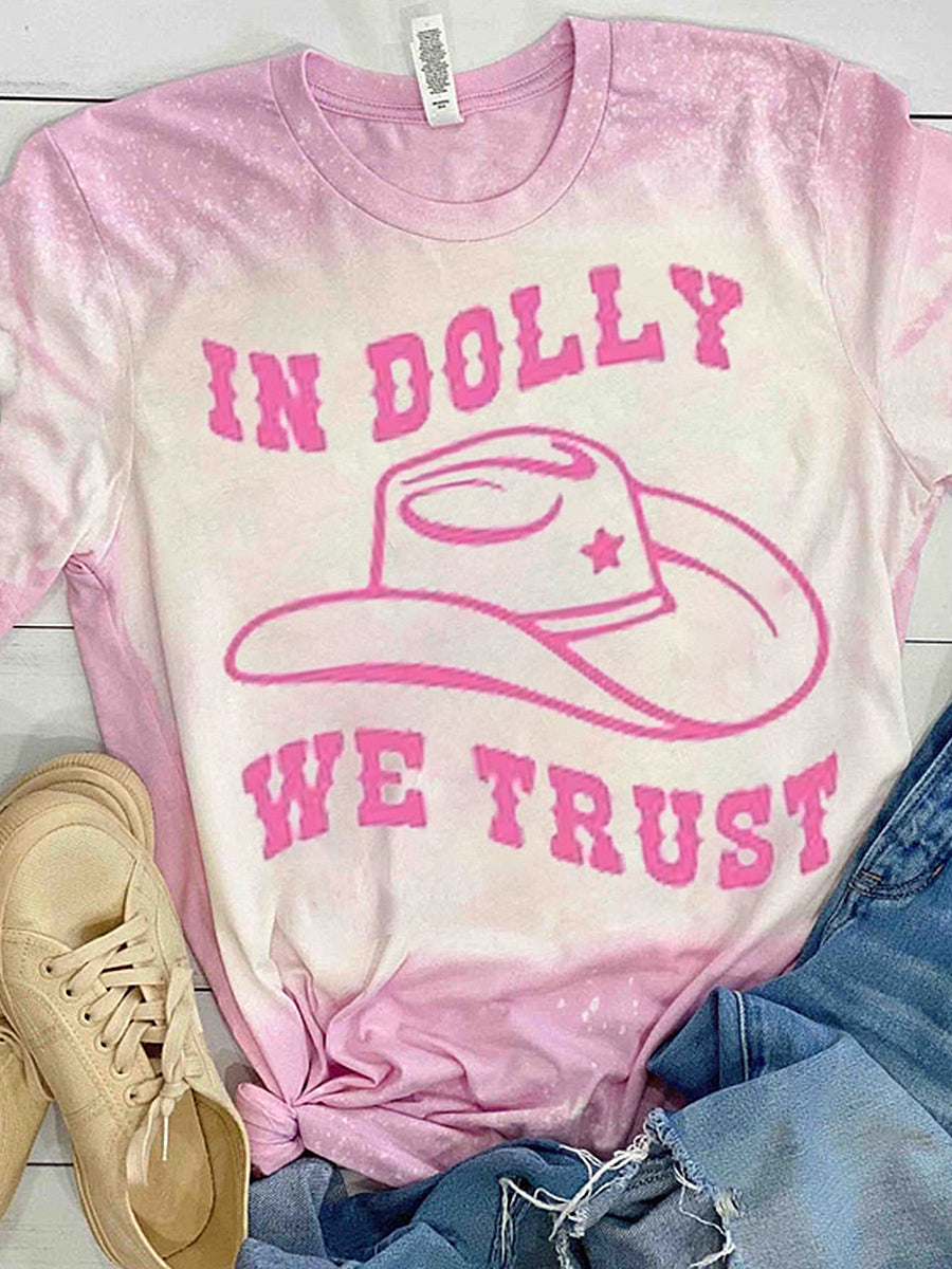 Women's Easter Printed Vintage Fashion Loose Short Sleeve T-Shirt