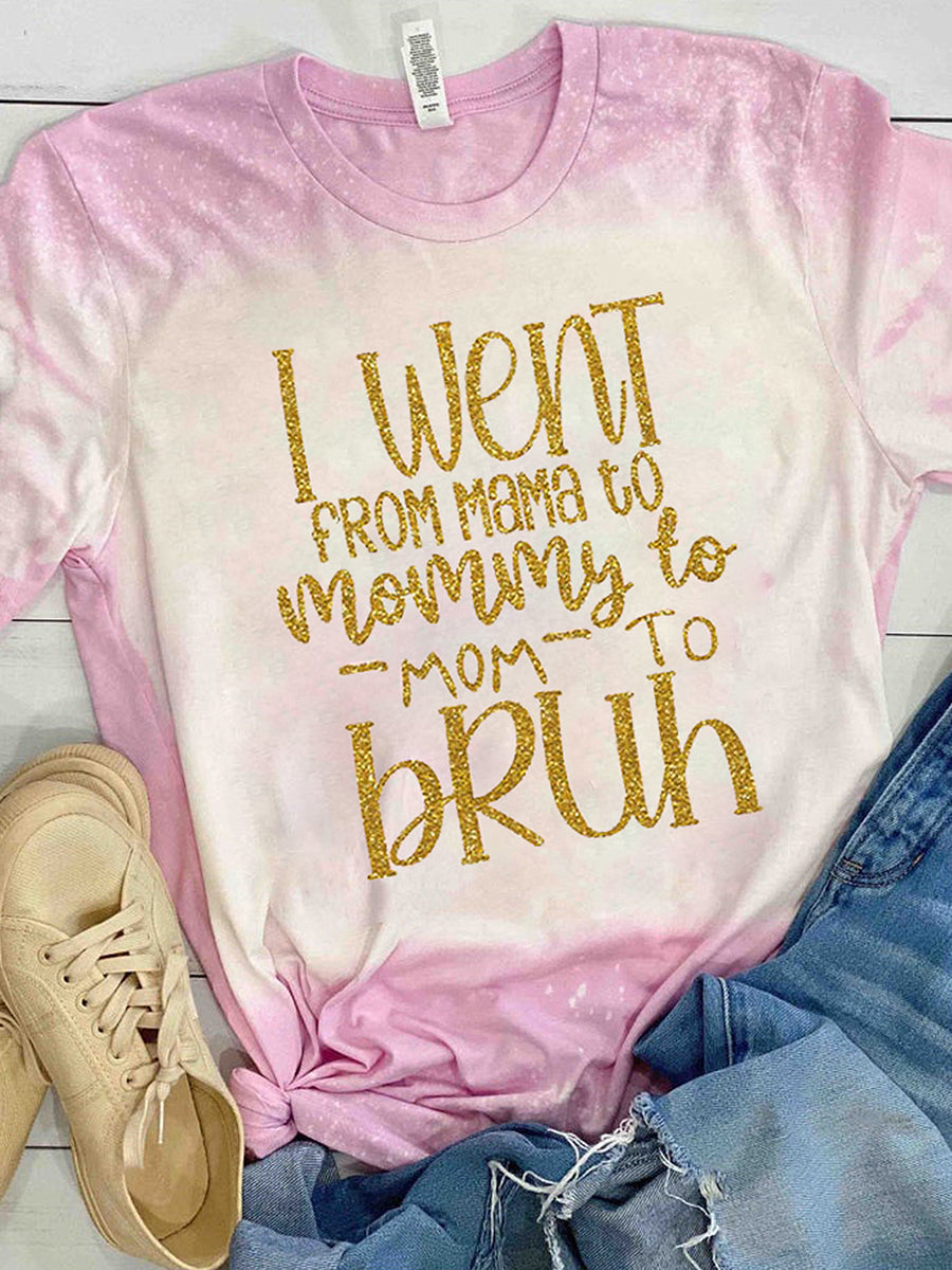 Women's Easter Printed Vintage Fashion Loose Short Sleeve T-Shirt