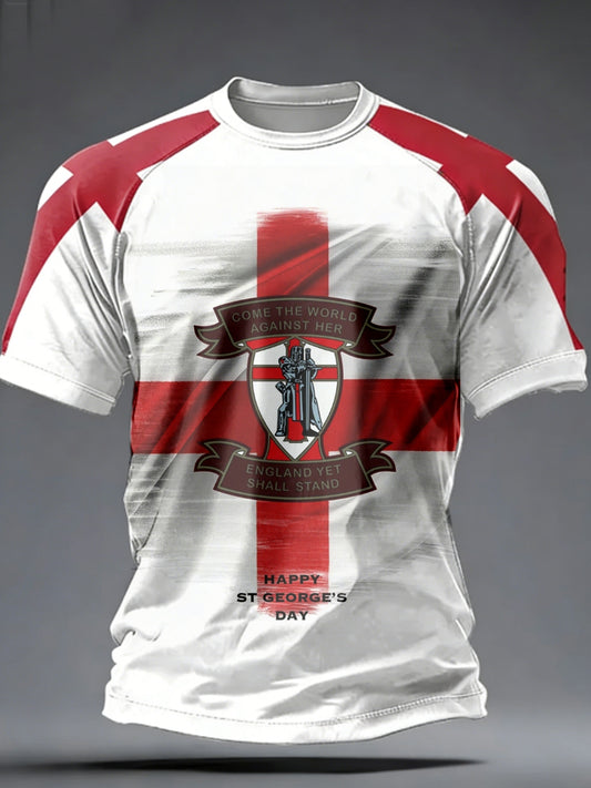 Men's St George's Day  Short Sleeve Tee