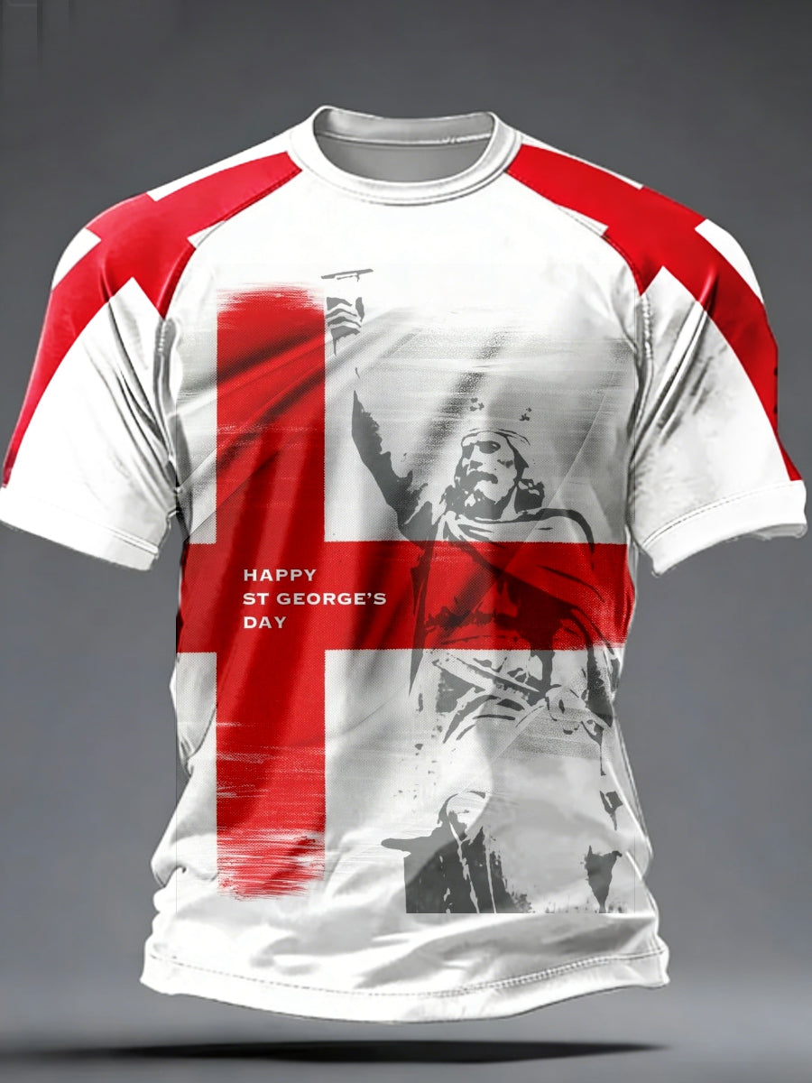 Men's St George's Day  Short Sleeve Tee