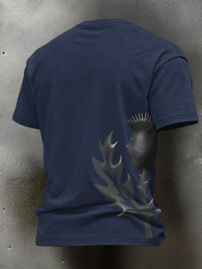 Men's Scotland Rugby Lover Printed T-shirt