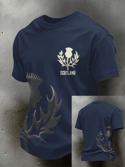 Men's Scotland Rugby Lover Printed T-shirt