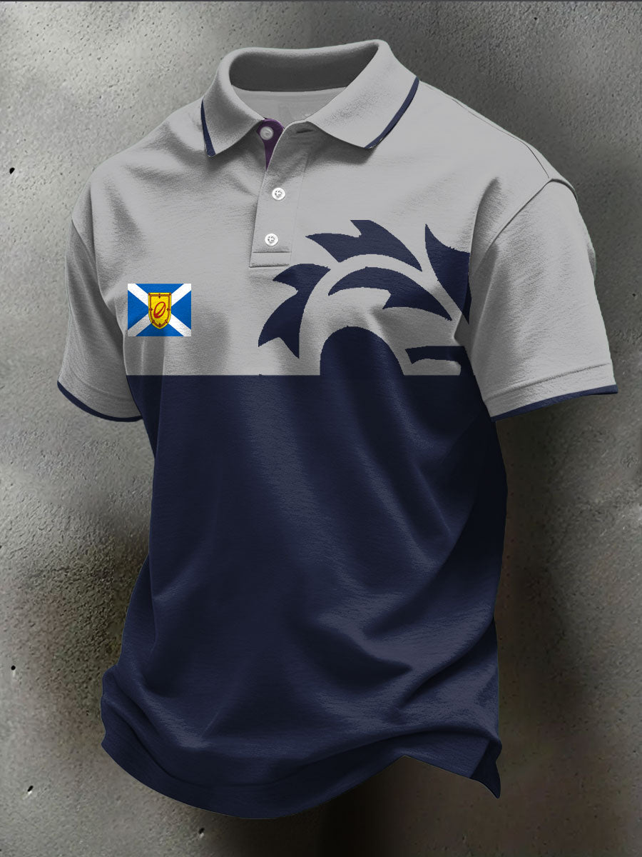 Men's Scotland Rugby Lover Printed Casual Tops