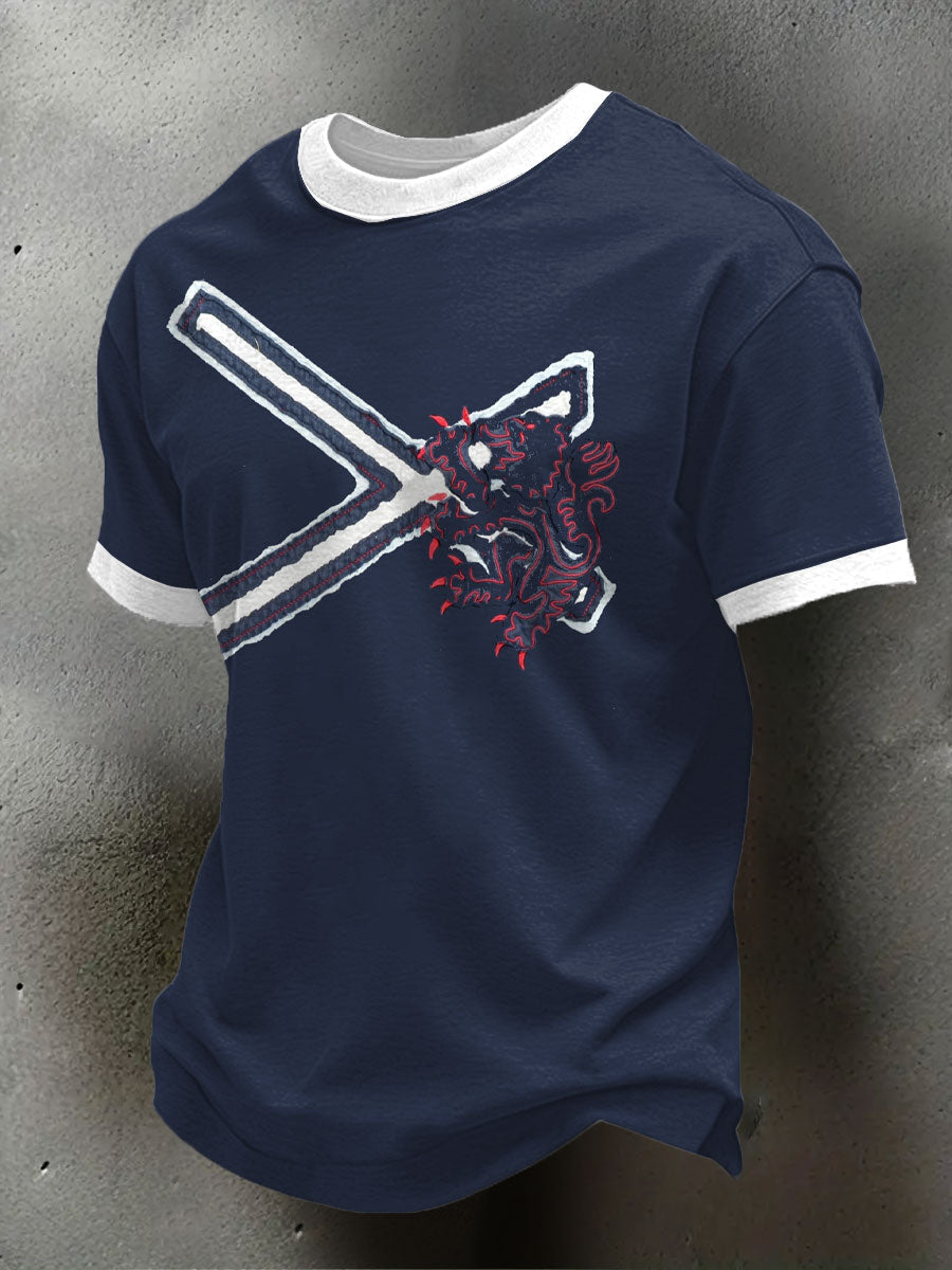 Men's Scotland Rugby Lover Printed T-shirt